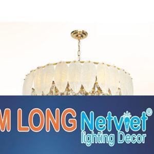 Đèn chùm pha lê Ø800*H270+500 - E14*15 Lamp 20Kg