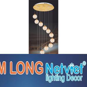 Đèn thông tầng mica Ø600*H2700 Led 160W 3 màu W10Kg