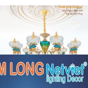 Đèn chùm pha lê Ø950*H600+500 - E14*15 Lamp W30Kg