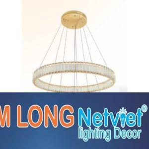 Đèn thả trần pha lê Ø800-600-400*H1800 - LED 200W 3 CĐ