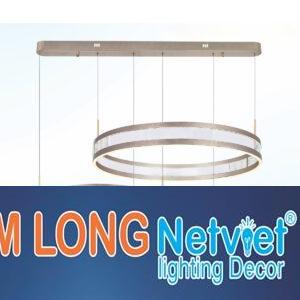 Đèn thả trần pha lê - mica L1100 Ø800-600-400*H1200 - LED 240W 3 CĐ