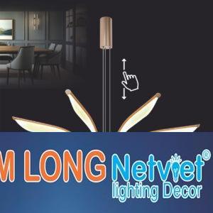 Đèn thả trần mica Ø900*H200+1200 - LED 200W 3 CĐ