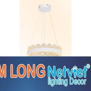 Đèn thả trần mica Ø300*H800 - LED 60W 3 CĐ