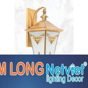 Đèn tường đồng cổ điển H500*W180*D220 E27x1 lamp