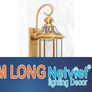 Đèn vách đồng chao kính NV 0641 E27 x 1 lamp