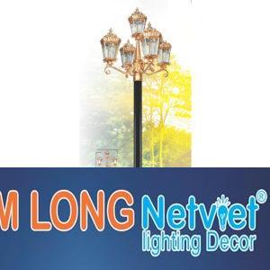 Đèn cột ngoài trời NVT 891 Ø680 x H2850