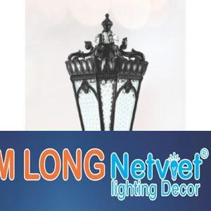 Đèn trụ sân vườn NVT 222 B - E27*1 màu đen