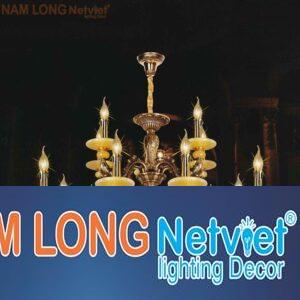 Đèn chùm đồng cao cấp Ø1000*H600+500, E14*15 lamp