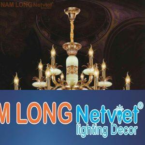 Đèn chùm đồng cao cấp Ø1000*H770+500, E14*18 lamp