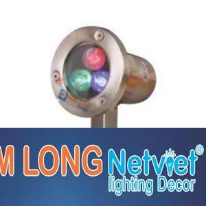 Đèn dưới nước 3W (80*140) đổi màu