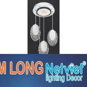 Đèn thả trang trí Ø300*H1000 - Led 3 màu ánh sáng