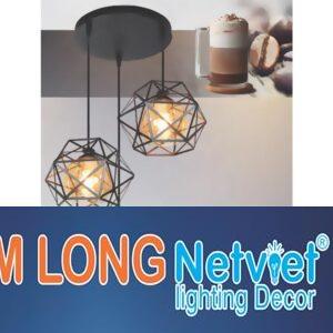 Đèn treo quán kiểu sang trọng Ø550*H1000, E27*3 Lamp