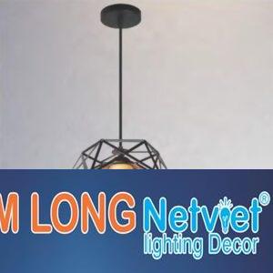 Đèn treo quán kiểu sang trọng Ø300*H1000, E27*1 Lamp