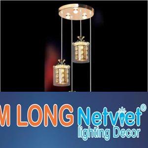 Đèn treo led Ø300 x H800, 3 màu ánh sáng