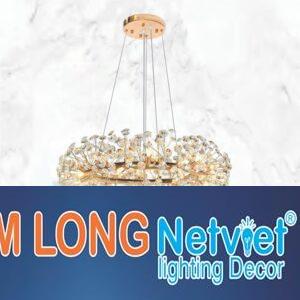 Đèn thả trần Pha Lê trang trí Ø800-350*H1400 - LED 3 CĐ