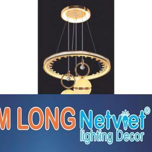 Đèn thả trần trang trí Ø450*H1000 - Led 3 màu - 36W