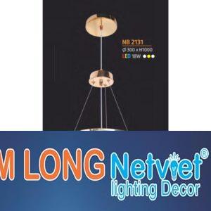 Đèn thả trần trang trí Ø300*H1000 - Led 3 màu - 18W