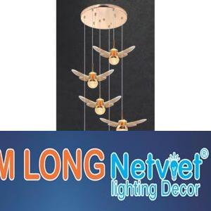 Đèn thả trần trang trí Ø450*H2000 - Led Ánh Sáng Vàng