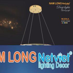 Đèn thả trang trí Ø600*H1200 - led 3 màu ánh sáng