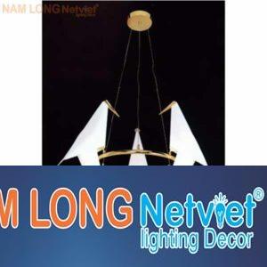 Đèn treo Led 6W*3 Kiểu Sang Trọng Ø800*H670+1000, Ánh sáng vàng