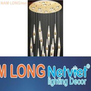Đèn treo Led 4W*19 Lamp Kiểu Sang Trọng Ø500*H1750, Ánh sáng vàng