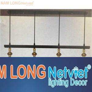 Đèn treo quán kiểu sang trọng L900-150*H370+600, E27*4 Lamp