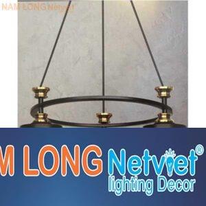 Đèn treo quán kiểu sang trọng Ø450*H300+700, E27*3 Lamp