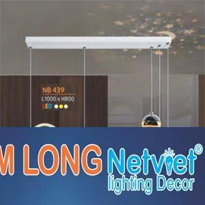 Đèn thả trần trang trí L1000*H800 - Led 3 màu