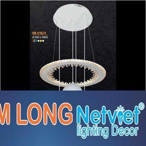 Đèn treo led Ø400 x H800, 3 màu ánh sáng