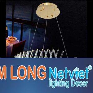 Đèn treo led Ø600 x H260 + 700, 3 màu ánh sáng