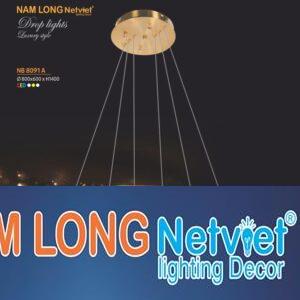 Đèn thả trang trí Ø800*600*H1400 - led 3 màu ánh sáng