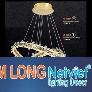 Đèn treo led Ø1000 x Ø800 x Ø600 x H1800, 3 màu ánh sáng