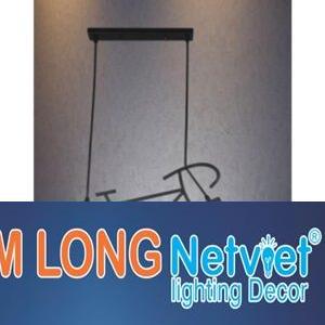 Đèn thả kiểu coffee L680*H450+500, E27*2 lamp