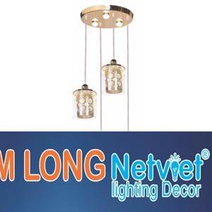 Đèn thả bàn ăn Ø290*H900, LED 3W*3 lamp + 12W*4 lamp
