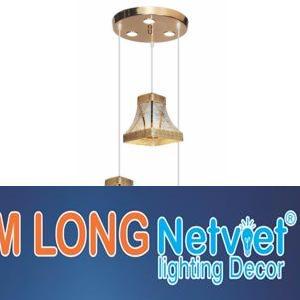 Đèn thả bàn ăn Ø300*H900, LED 3W*3+E27*3