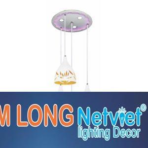 Đèn thả bàn ăn Ø320*H700, LED 18W, E27*4