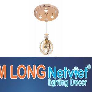 Đèn thả bàn ăn Ø300*H900, LED 3W*3 lamp + 7W*3 lamp