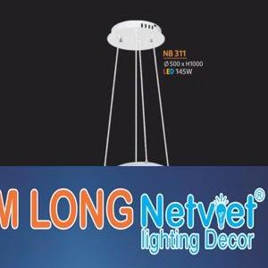Đèn treo Led 145W Kiểu Sang Trọng Ø500*H1000