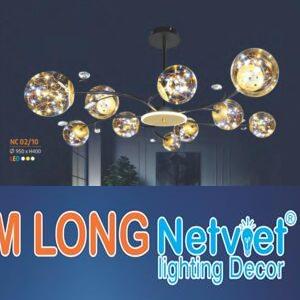 Đèn chùm trang trí phong cách trang trọng Ø950*H300 - LED 3 CĐ