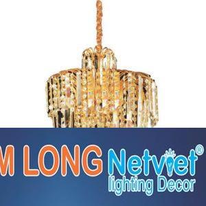 Đèn chùm pha lê cao cấp Ø500*H500+400, E14*7 lamp, 94 Pcs