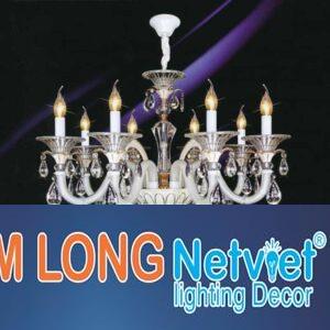 Đèn chùm nến Ø830*H650+500, E14*8 lamp, 27 large crystals K9, 45 small crystals K9 NC 021/8A