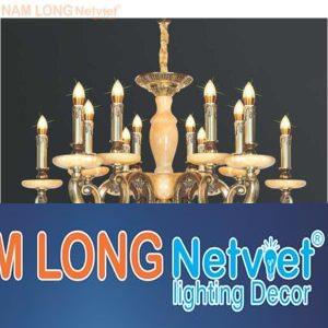 Đèn chùm nến kiểu cổ điển Ø800*H500+500, E14*12 Lamp