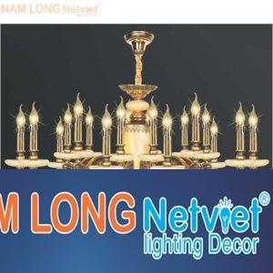 Đèn chùm nến kiểu cổ điển Ø1000*H600+500, E14*18 Lamp
