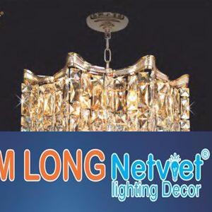 Đèn chùm pha lê phong cách cổ điển Ø550*H400+500 - E14*9 Lamp