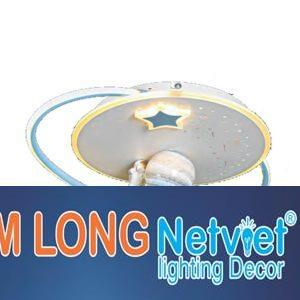 Đèn mâm ốp trần Led tròn Ø500*H150 - LED 3 CĐ