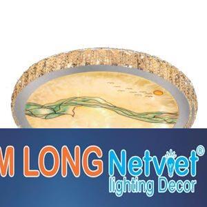 Đèn mâm ốp trần Led tròn Ø500*H70 - LED 3 CĐ