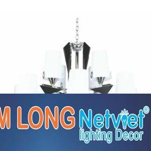 Đèn chùm cổ điển Ø800*H800+300, E27*12 lamp