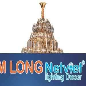 Đèn chùm pha lê cao cấp Ø600*H700+500, E14*12 lamp, 154 crystals k9 type 1, 178 crystals k9 type 1