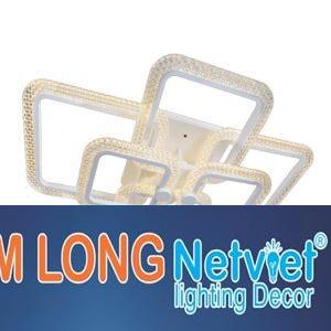 Đèn mâm ốp trần trang trí Ø750*H150, Led 3 màu ánh sáng
