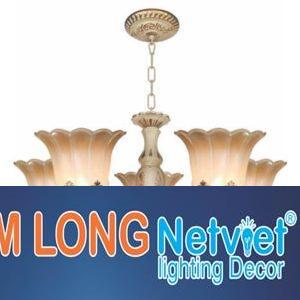 Đèn chùm cổ điển Ø680*H400+400, E27*5 lamp